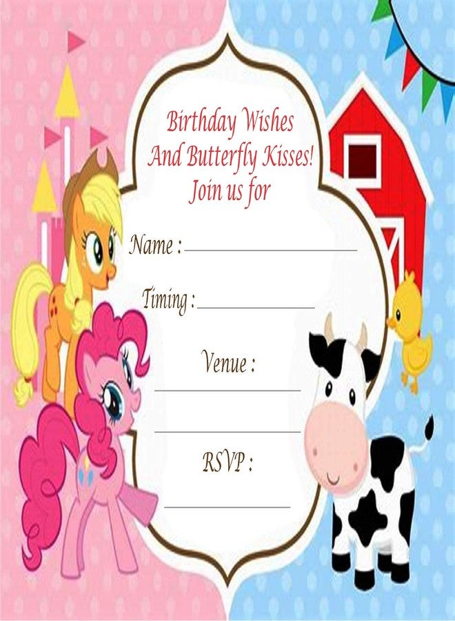 Askprints Kids Birthday Metallic Card Invitations with Envelopes for Boys or Girls, 25 Count Bic-203 - Image 1